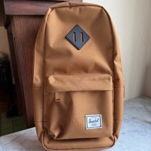 Herschel Heritage Shoulder Bag Chestnut Canvas BNWT